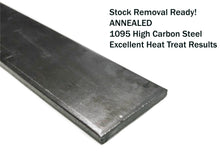Load image into Gallery viewer, 200 Pack - 1095 High Carbon Steel  (12 inch x 1.5 inch x 3/16 inch) - Annealed - Flat Stock 0.1875
