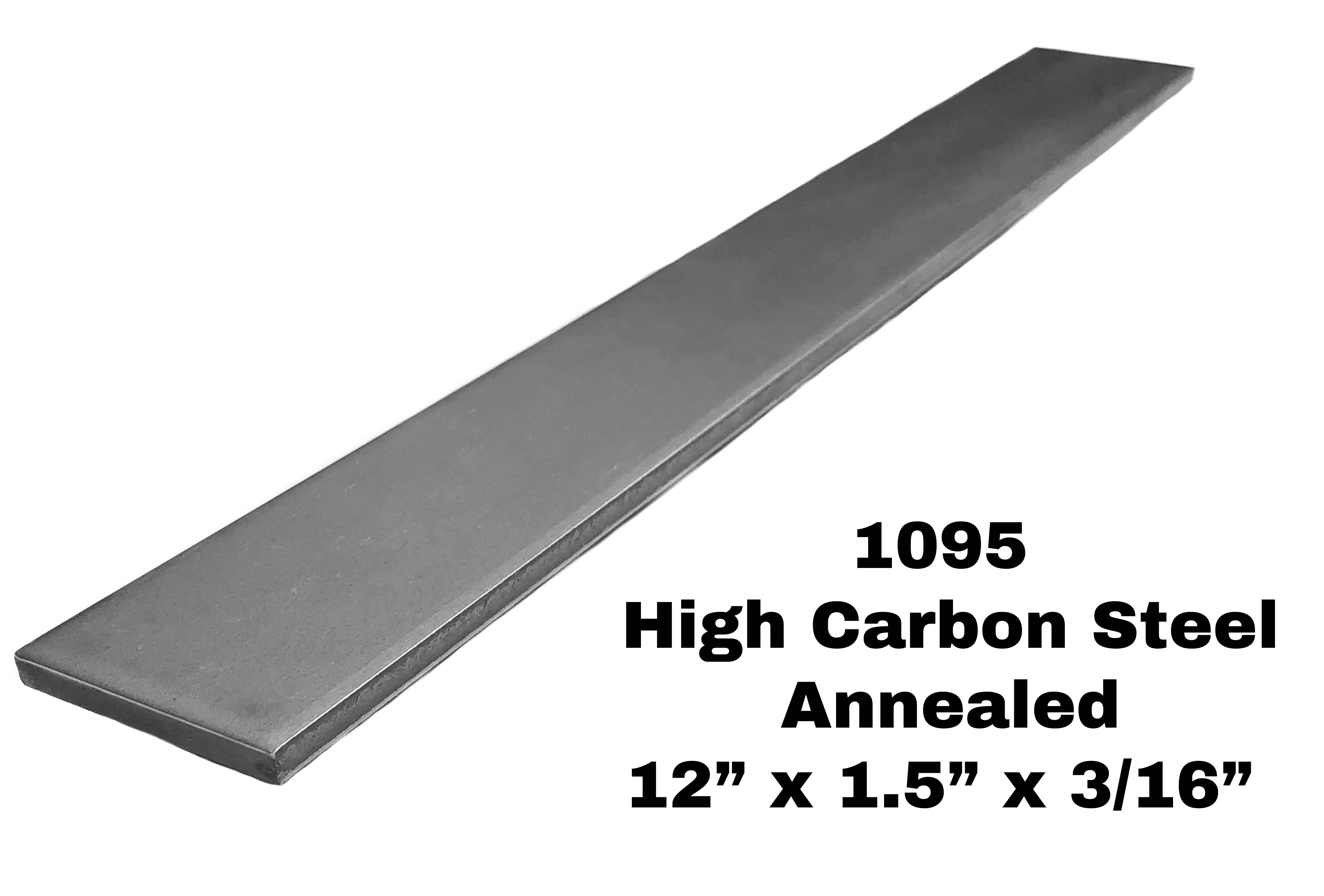 1095 High Carbon Blade Steel Flat Bar- Various Sizes