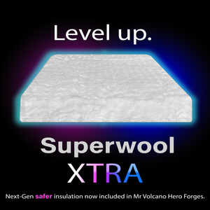 Superwool Xtra for Hero 2 Forge (16" Model) Low Biopersistent Insulation Blanket 1450°C (2640°F)